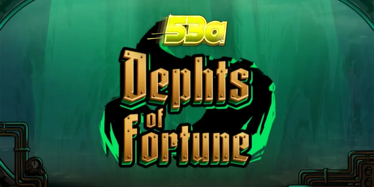 Interface do slot Depths of Fortune com tema submarino steampunk